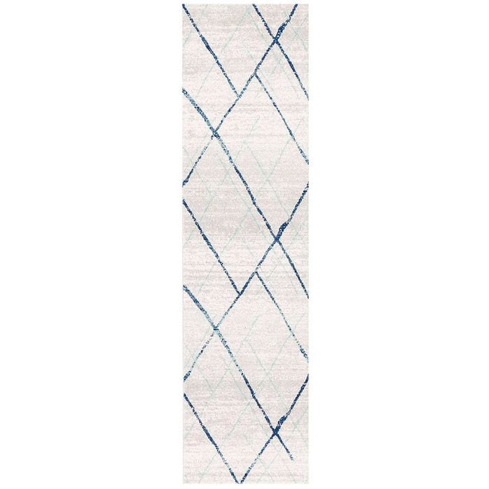 The Rug Connection Jaya 452 Off White 500x80cm - Extra Large Runner Pet Friendly Indoor Rug