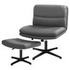 ALFORDSON Office Chair Armless Grey