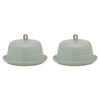 2PK Ecology Reactive Glaze Stoneware Ottawa Butter Dish 15 x 10.5 cm Midday