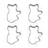 4x R&m Koala Cookie Cutter Polyresin Coated Steel Biscuit Bake Mould 9.5cm Grey