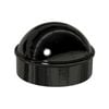PEAK Chain Link Fencing 48mm Black Main Post Cap