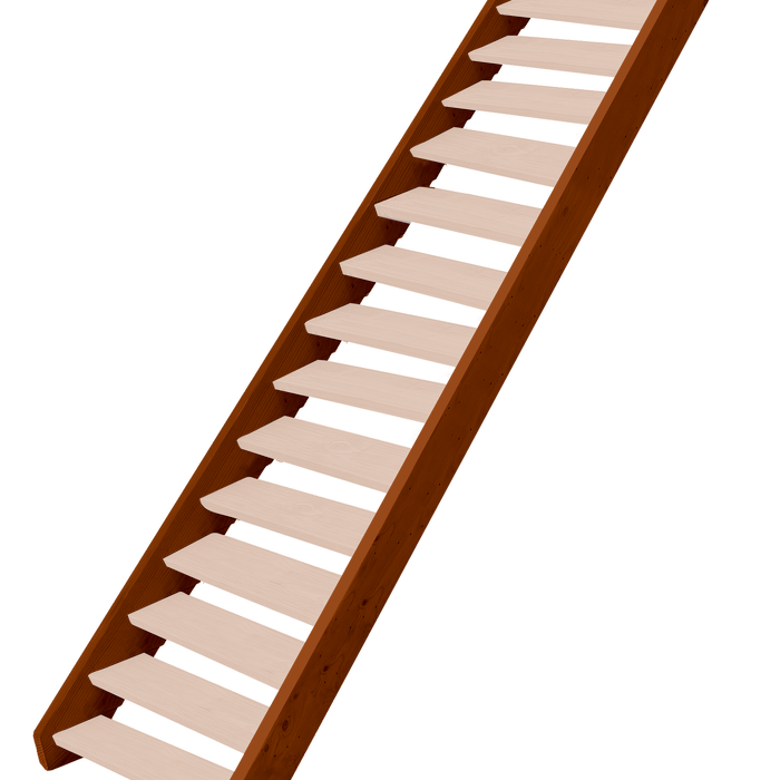 Wilmaplex Merbau Ezistep Stringers - Suits Sixteen Tread