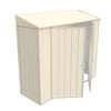 Build-a-Shed 0.8 x 2.3 x 2.0m Skillion Double Hinged Side Door Shed - Cream