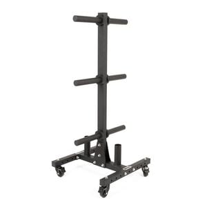 Smai Bumper Plate & Barbell Storage Tree With Wheels -