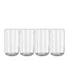 Luigi Bormioli Jazz 4pc Long Drink Glass Set 450ml Clear
