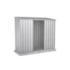 Absco Sheds 2.26 x 0.78 x 1.95m Zincalume Ezislider Single Sliding Door Garden Shed
