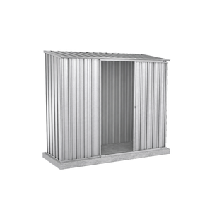 Absco Sheds 2.26 x 0.78 x 1.95m Zincalume Ezislider Single Sliding Door Garden Shed