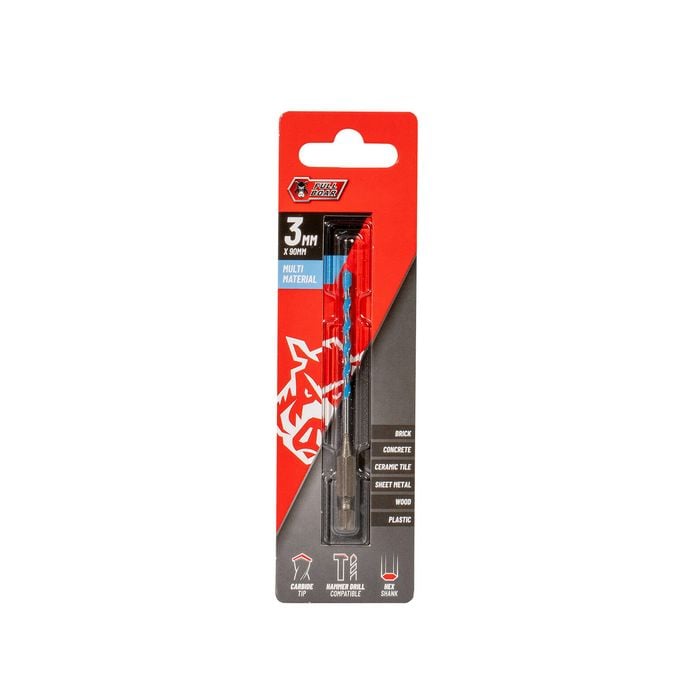 Full Boar 3 x 90mm Multi-Material Drill Bit