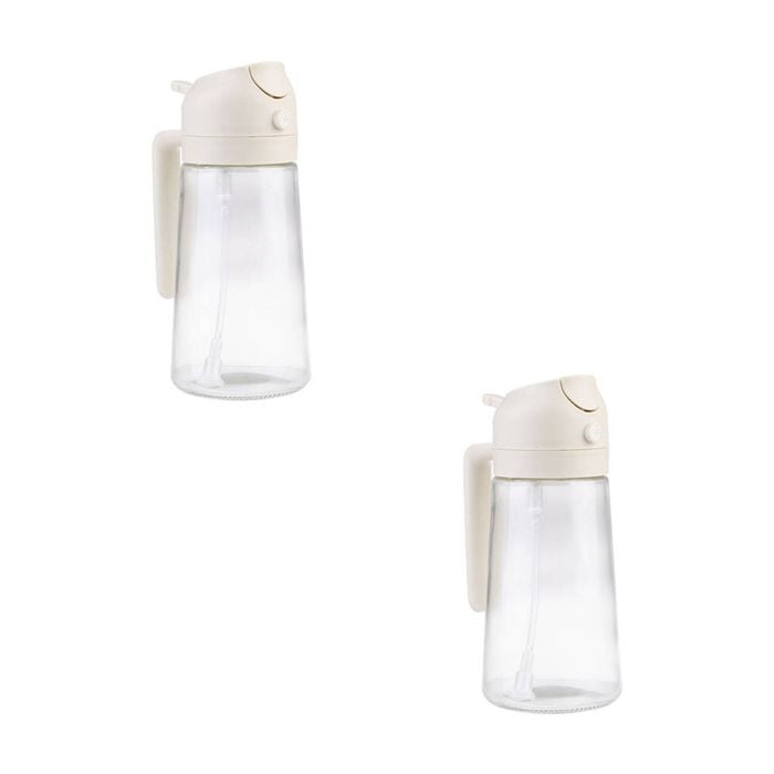 2pk Appetito Dual Function Oil Sprayer & Pourer Dispenser Kitchen Gadget Stone