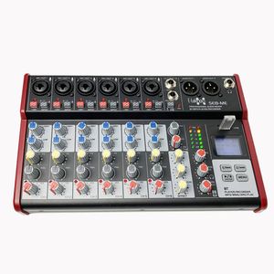 E-Lektron SE-8 Live Audio Mixer 8 Channel Mixer incl. USB Bluetooth Soundcard Phantom Power