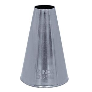 Schneider Stainless Steel Plain Piping Nozzle 12mm Decorating Tip