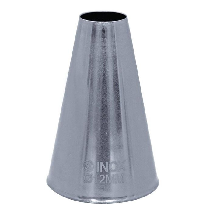 Schneider Stainless Steel Plain Piping Nozzle 12mm Decorating Tip
