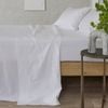 Bedding Co. Sheet Set 500TC Organic Cotton White Stripe King