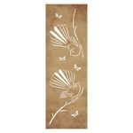 Strol 1800 x 900mm Corten Steel Fantail SereneScreen