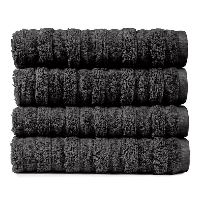 Sheraton Luxury  Spa 4 Pack Bath Towel - Charcoal