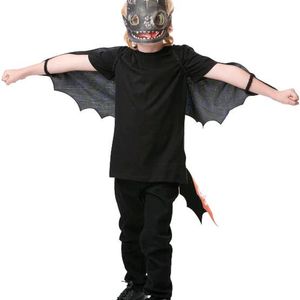 Glow in the Dark Toothless How To Train Your Dragon 3 Boys Costume - One Size