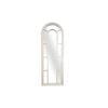 Elegant Collections Matt White Hamptons Arch Mirror Medium