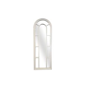 Elegant Collections Matt White Hamptons Arch Mirror Medium