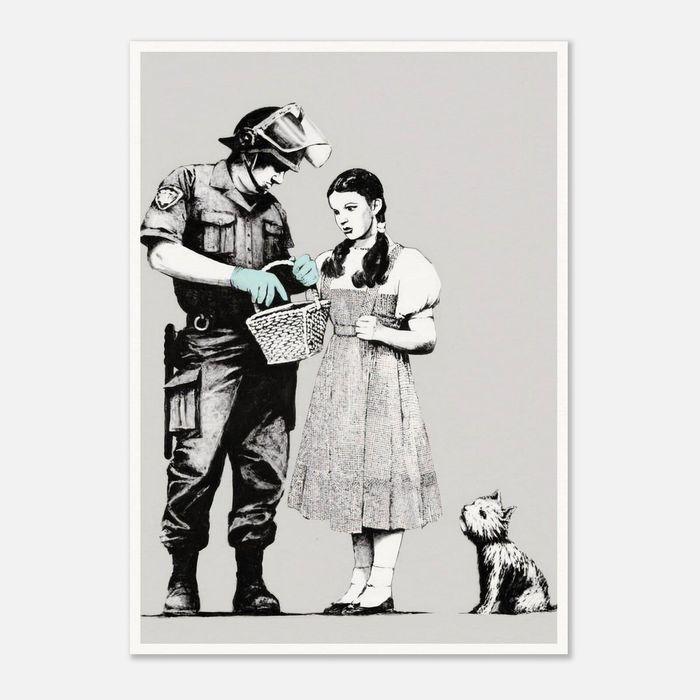 Galrie Banksy Stop and Search Poster 2007 - Museum Quality Art Print, Poster Only, A2 42 x 60cm (16 x 24inch)
