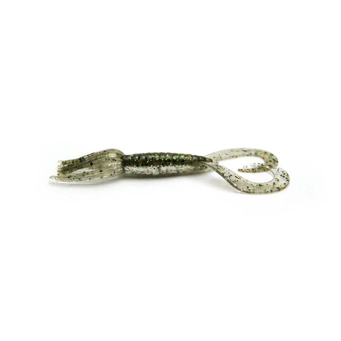Keitech Little Spider 3.5" Scented Soft Plastic Fishing Lure 416T Silver Flash Minnow