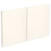 Kaboodle 1000mm Buttermilk Modern Fridge Cabinet Doors - 2 Pack