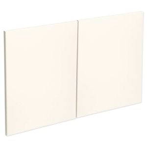 Kaboodle 1000mm Buttermilk Modern Fridge Cabinet Doors - 2 Pack