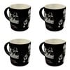 4x Nostalgic-art Ceramic Mug The Godfather Strictly Business Design 330ml Black