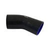 Takashi Black Silicone Hose 45 Degree Reducing Elbow 4" To 3.5" (101-89mm)