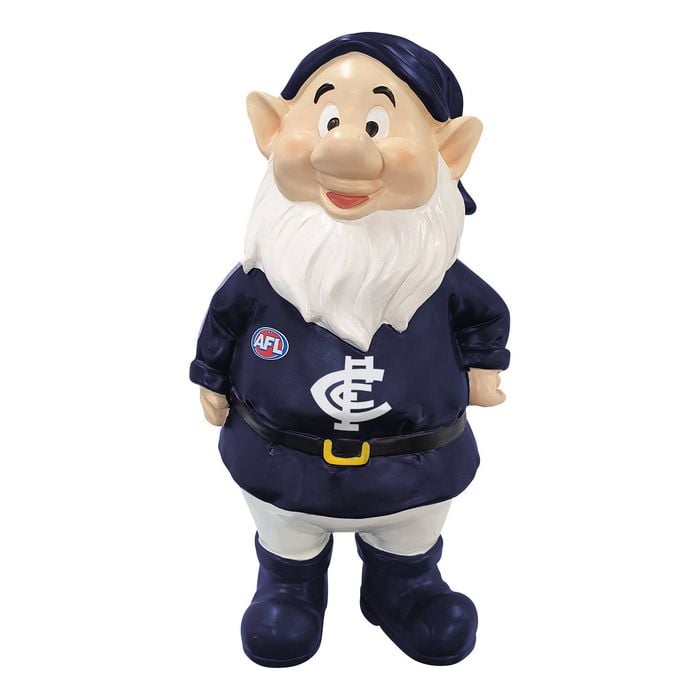 AFL 26cm Carlton Polyresin Gnome - Single