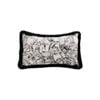 SOGA 30cm Victorian Rose Embroidered Throw Pillow