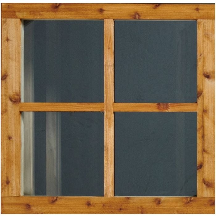 Duratuf Cedar Shed Fixed Timber Window