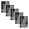 5pc Colourhide Writing Notebook W/ Ruler A5 School Stationery 200-pages Black
