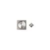 Delf Trade Satin Stainless Square Passage Cavity Sliding Door Set