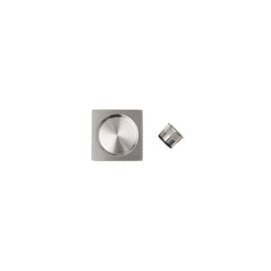 Delf Trade Satin Stainless Square Passage Cavity Sliding Door Set