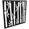 ProtectorAl 300 - 1200 x 300 - 1200mm Satin Black / Gloss Black Bamboo Unframed Composite Deco Panel