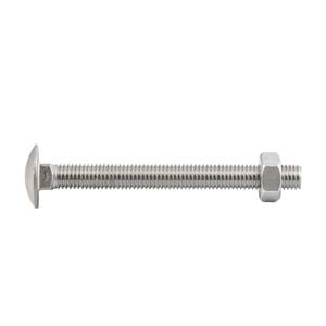 ZENITH M10 x 100mm Stainless Steel 304 Grade Cup Head Bolts And Nuts