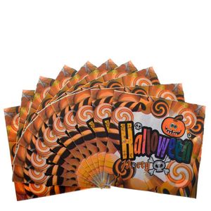 Halloween Party Orange Food Napkins - 10 Pack