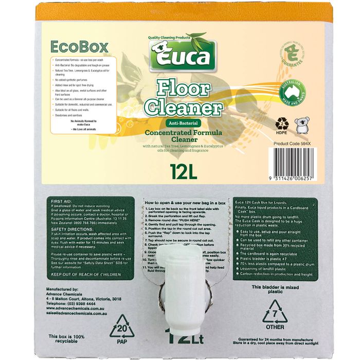 Euca 12l Floor Cleaner Multi Purpose Cask