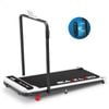 Black Lord Treadmill Walking Pad Magnetic Remote Foldable Incline White