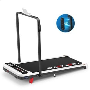 Black Lord Treadmill Walking Pad Magnetic Remote Foldable Incline White