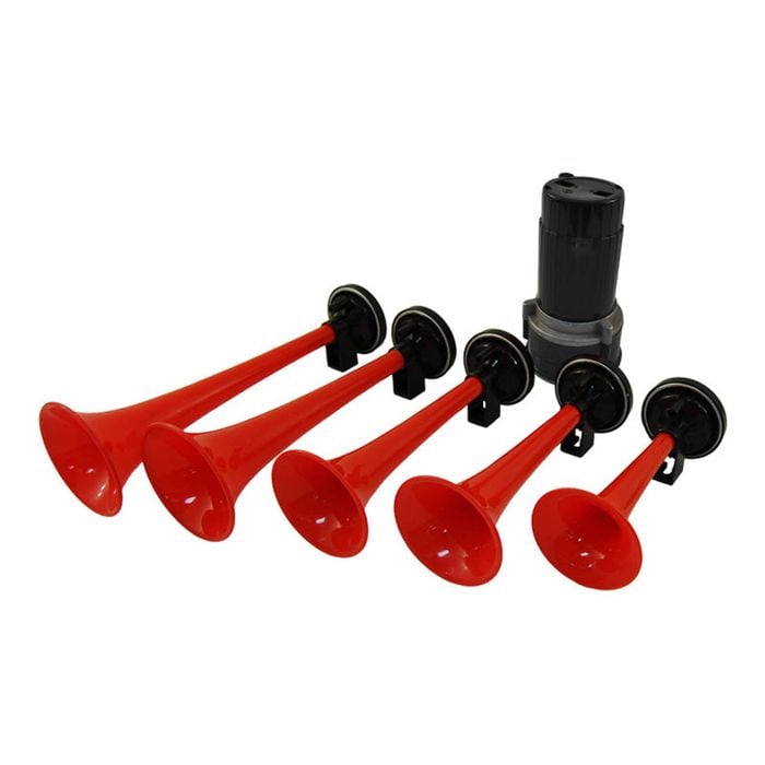 Colonel Bogey / River Kwai 5 Trumpet Musical Air Horns 12V