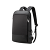 BOPAI Luxury Style waterproof Leather & Microfiber Backpack with USB Charging 15.6"