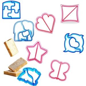 Catzon 8 Pcs Sandwich Cutter Set Cute Shapes