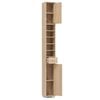 Costway Slim 1.8m Cabinet Kitchen Sideboard Drawer 5 Adjustable Shelf