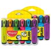 2x 6pc Maped Chisel Highlighter Markers Pen School/office/home Assorted Colours