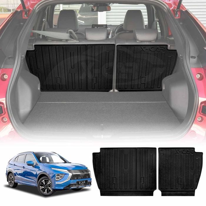 Back Seat Protector for Mitsubishi Eclipse Cross 2021-2025 All Weather Heavy Duty Seat Kick Mats
