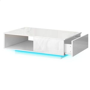 ALFORDSON Coffee Table LED Whtie