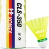Konex Nylon Shuttlecock | Stable Flight & Fast Recovery (Yellow, Pack of 6)