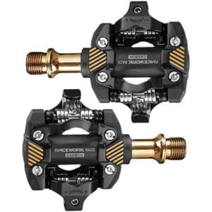 NNEOBA Self-Locking SPD Mountain Bike Pedals Carbon Gold