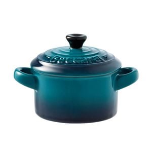 Baccarat Le Connoisseur Stoneware Mini Casserole with Lid 160ml Lagoon